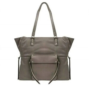 Kooba Leather Everette Tote Bag Taupe